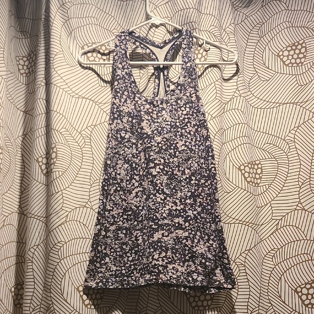 Floral lululemon Racerback Tank Top